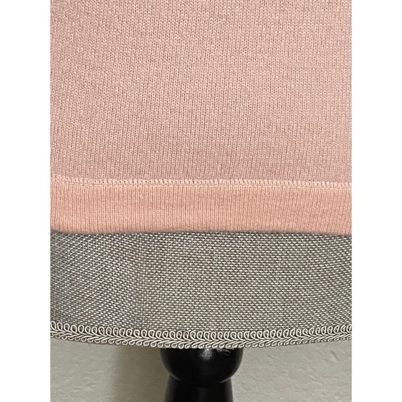 Three Dots pink 100% Cashmere crewneck Long sleeve sweater Size L - Picture 6 of 8